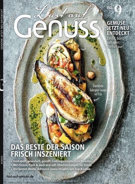 Lust auf Genuss – September 2022 Cover