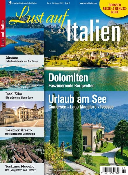 Lust auf Italien – August 2022 Cover
