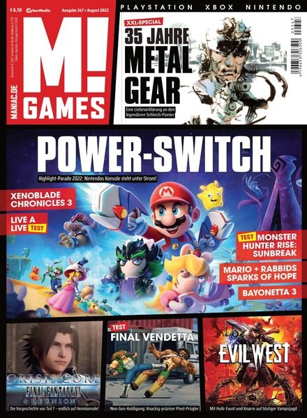 M! GAMES – Juli 2022 Cover