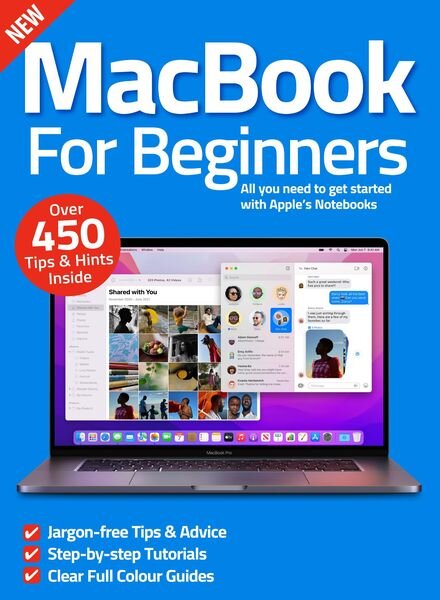 MacBook For Beginners – July 2022 Cover
