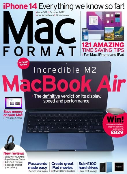 MacFormat UK – Issue 382 October 2022 Cover