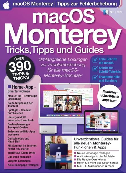 macOS Monterey Tricks Tipps und Guides – August 2022 Cover