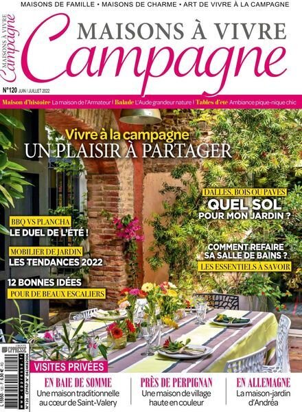 Maisons a Vivre Campagne – Juin-Juillet 2022 Cover