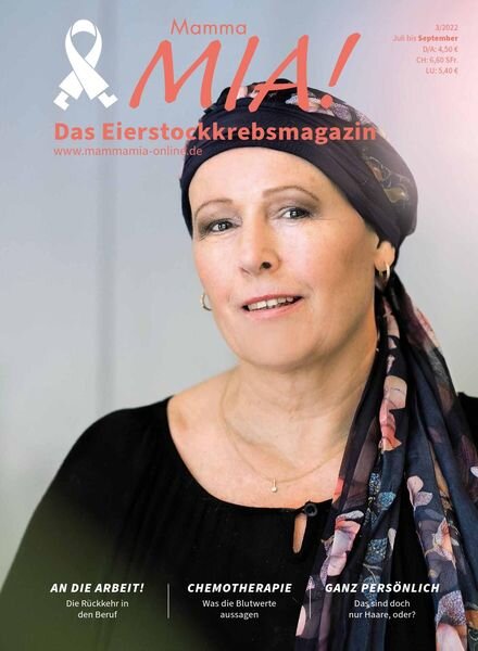 Mamma Mia! Eierstockkrebsmagazin – Nr 3 2022 Cover