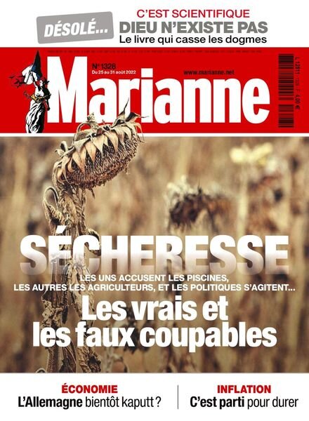 Marianne – 25 aout 2022 Cover