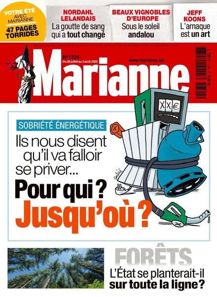 Marianne – 28 juillet 2022 Cover