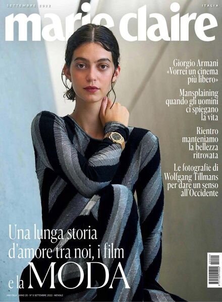 Marie Claire Italia – settembre 2022 Cover