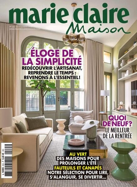 Marie Claire Maison France – septembre 2022 Cover