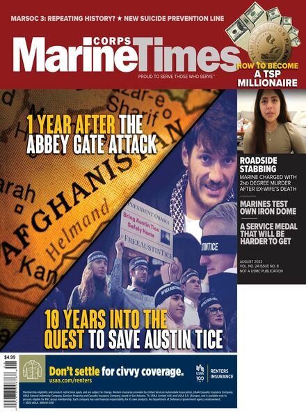 Marine Corps Times – August 2022 Cover