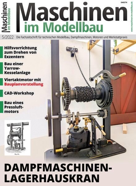 Maschinen im Modellbau – August 2022 Cover