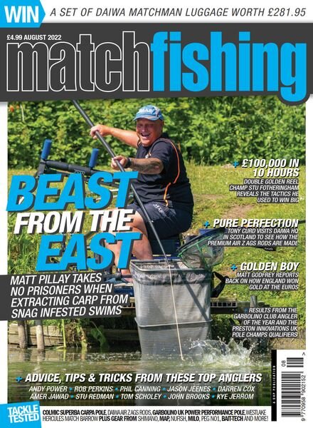 Match Fishing – August 2022 Cover
