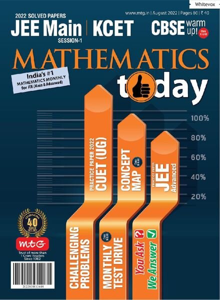 Mathematics Today – August 2022 Cover