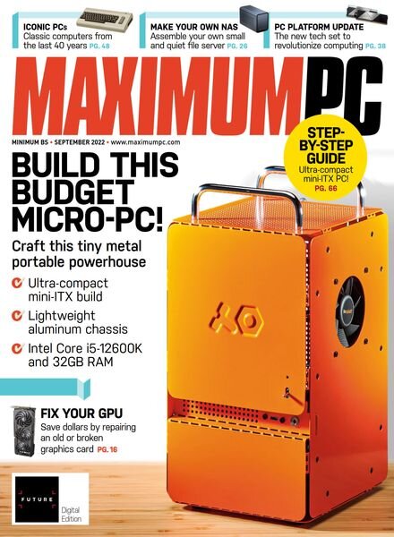 Maximum PC – September 2022 Cover