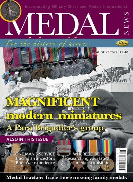Medal News – July 2022 Cover