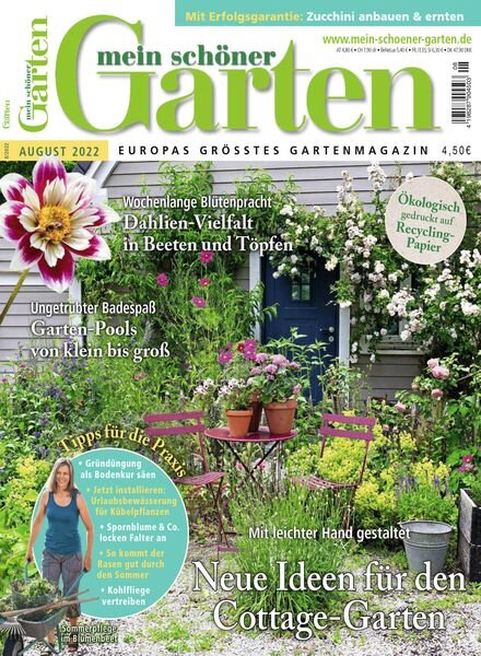 Mein schoner Garten – August 2022 Cover