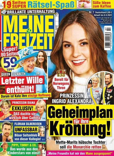 Meine Freizeit – 03 August 2022 Cover