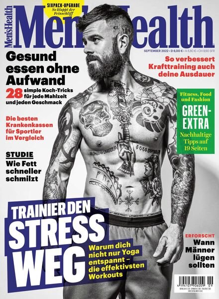 Men’s Health Germamy – August 2022 Cover