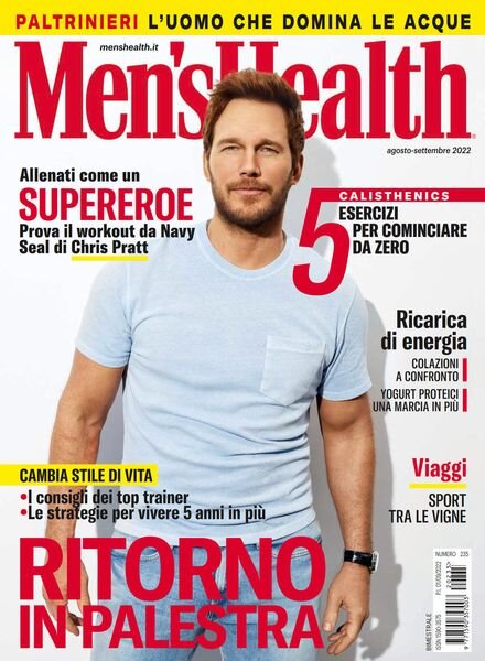 Men’s Health Italia – Agosto-Settembre 2022 Cover