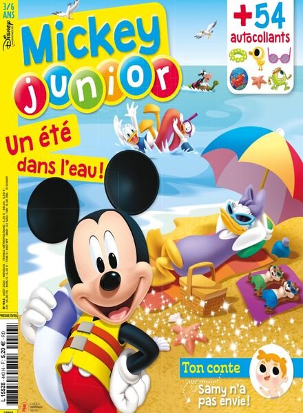 Mickey Junior – Aout 2022 Cover