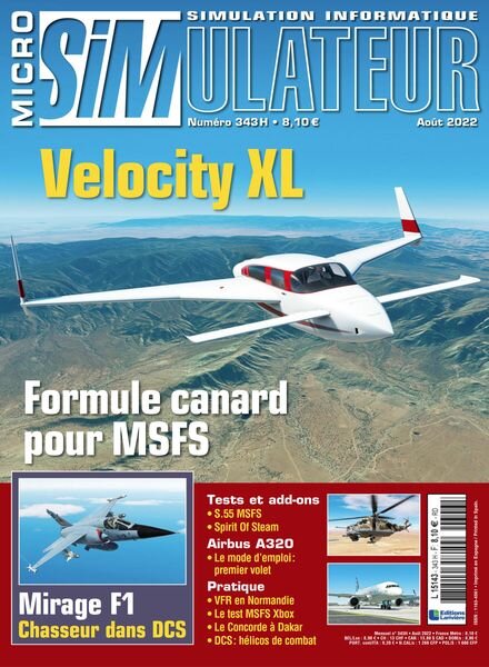 Micro Simulateur – aout 2022 Cover