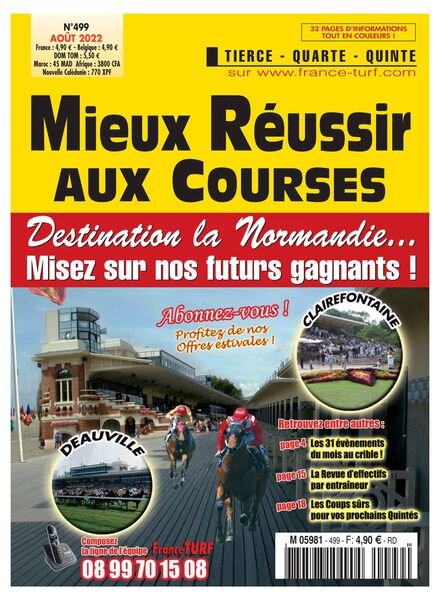 Mieux Reussir aux Courses – Aout 2022 Cover