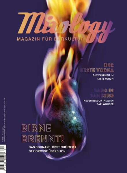Mixology – 04 August 2022 Cover
