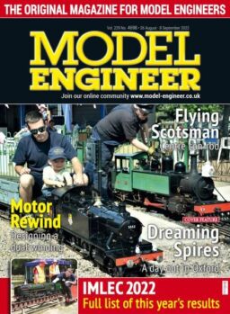 Model Engineer – 26 August 2022