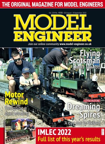 Model Engineer – 26 August 2022 Cover