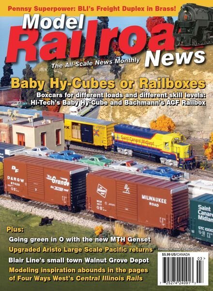 Model Railroad News – April 2012 Cover