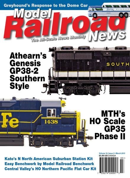 Model Railroad News – April 2013 Cover