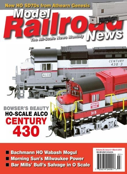Model Railroad News – April 2014 Cover