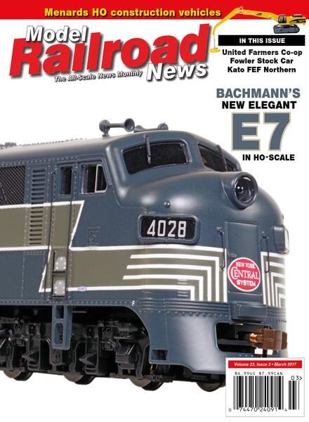Model Railroad News – April 2017 Cover