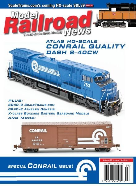 Model Railroad News – April 2021 Cover