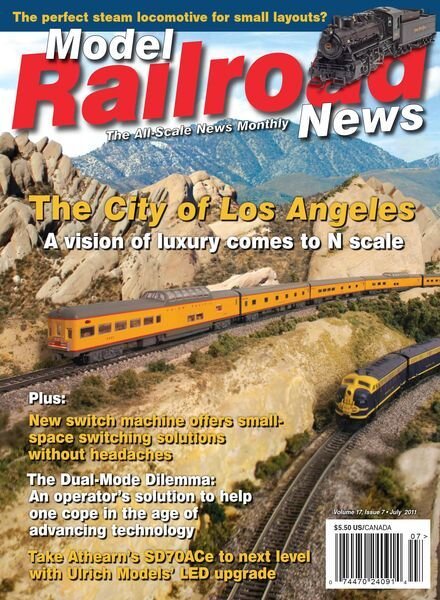Model Railroad News – August 2011 Cover