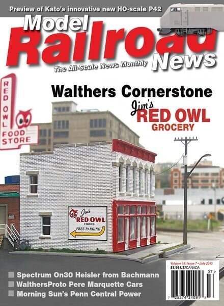 Model Railroad News – August 2013 Cover