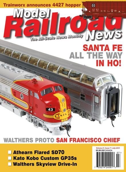 Model Railroad News – August 2015 Cover