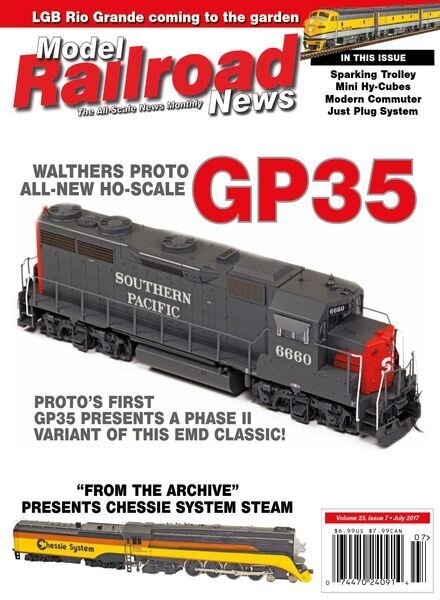 Model Railroad News – August 2017 Cover