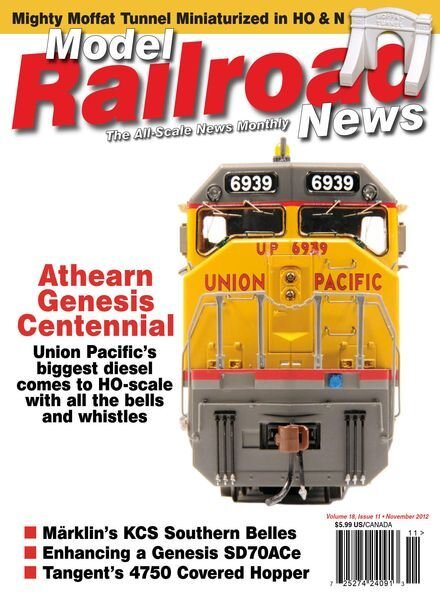 Model Railroad News – December 2012 Cover