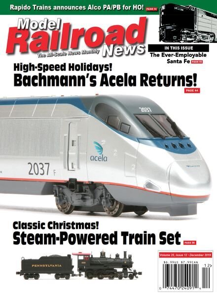 Model Railroad News – December 2019 Cover