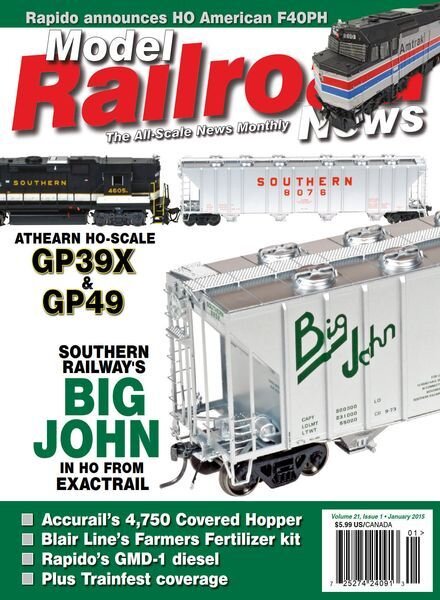 Model Railroad News – February 2015 Cover