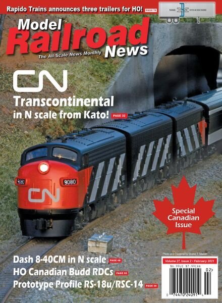 Model Railroad News – February 2021 Cover