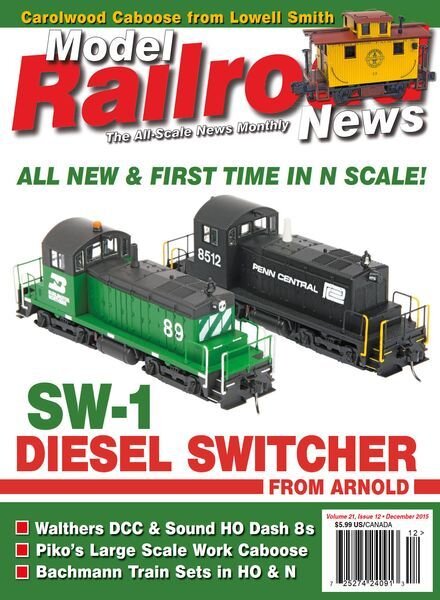 Model Railroad News – January 2016 Cover