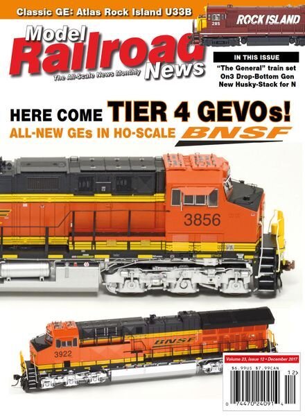 Model Railroad News – January 2018 Cover