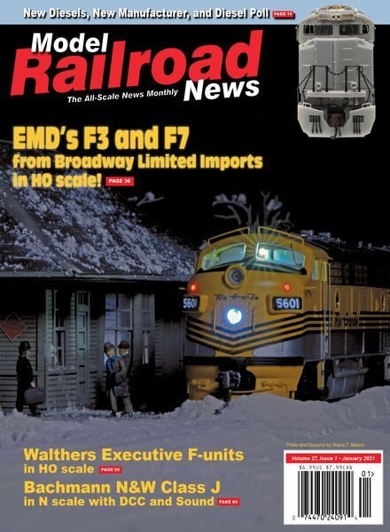 Model Railroad News – January 2021 Cover
