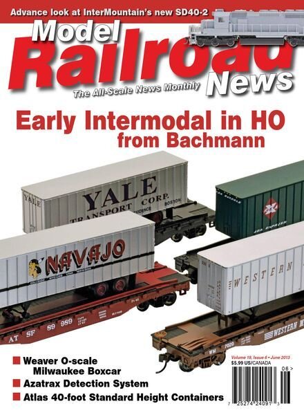 Model Railroad News – July 2013 Cover