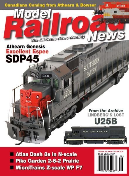 Model Railroad News – July 2014 Cover