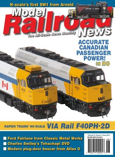 Model Railroad News – July 2015 Cover