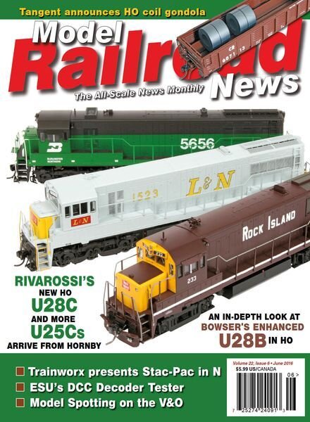 Model Railroad News – July 2016 Cover