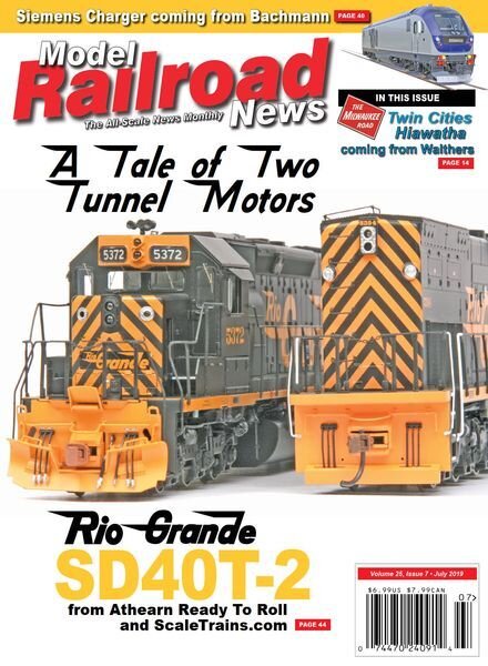 Model Railroad News – July 2019 Cover