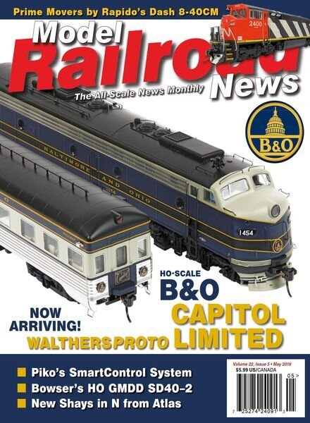 Model Railroad News – June 2016 Cover